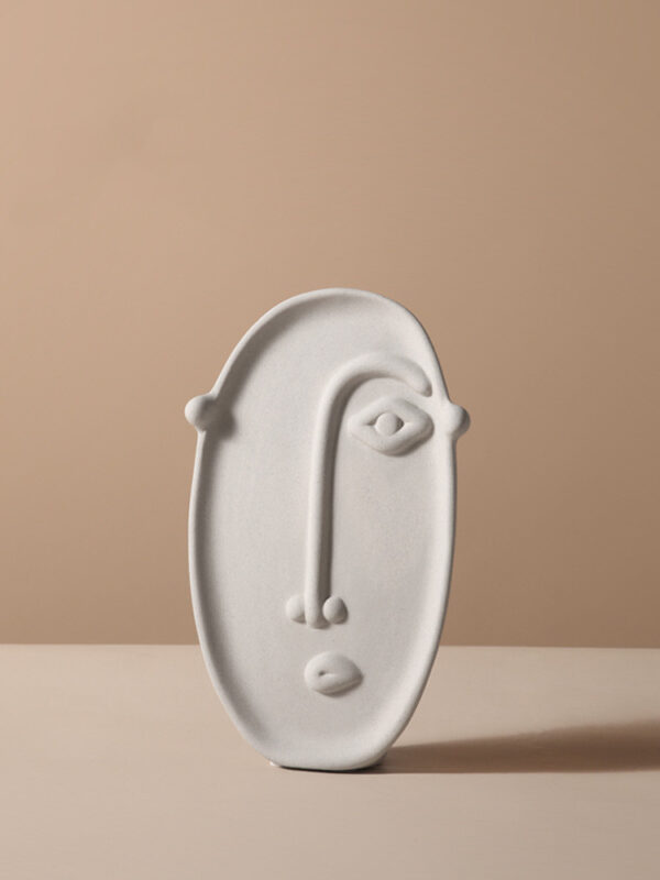 Vase scandinave visage sculpté - Enu