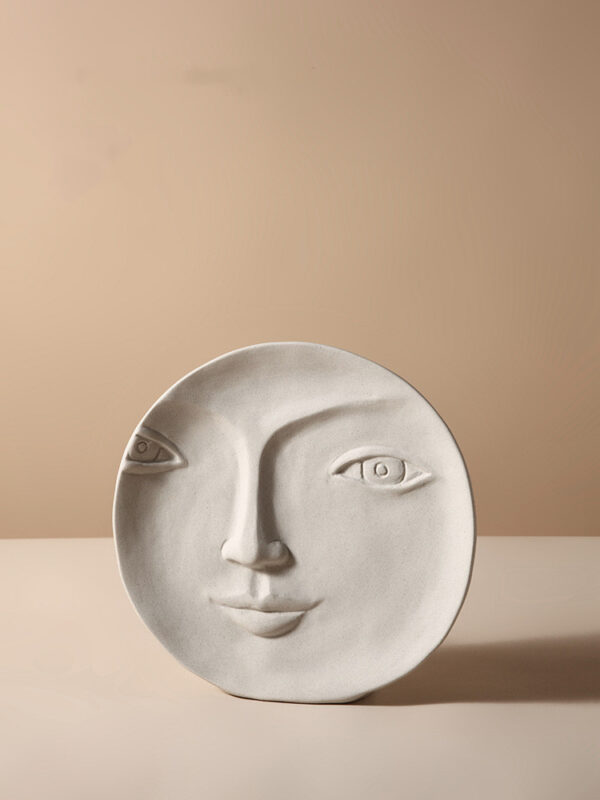 Vase scandinave visage sculpté - Enu